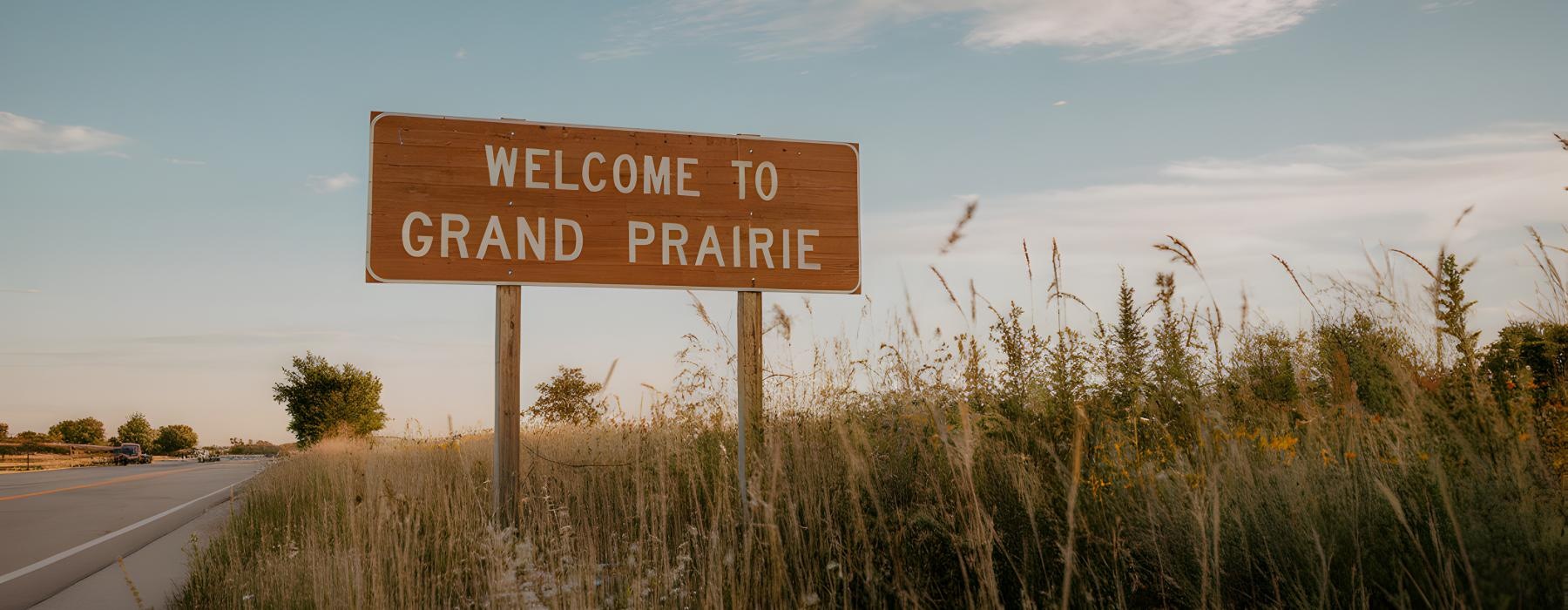 a sign on the side of a road